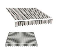 RTVGNSZSJL 2.5m/3m/3.5m/4m/5m/5.5m Lona De Repuesto Retráctil Tela De Repuesto para Toldo Exterior Toldo De Recambio para Restaurante, Tiendas, Balcón(Stripe 2,11.5x10ft/350x300cm)