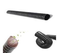 RTVGNSZSJL 25 45 55 70 102 152mm Tubo Flexible Conducto De Aire De Silicona Negro 1-10m Manguera De Salida De Aire Manguera De Ventilación De Secador(127mm,8m(26.2ft))