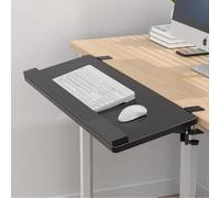 RTVGNSZSJL 55cm 65cm 75cm Bandeja Extensora De Escritorio Soporte, Bandeja Plegable para Teclado, Soporte De Reposamuñecas para Soporte De Mesa(Black,75cm/30in)