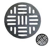 RTVGNSZSJL Canaleta Desague Exteriores Con Rejilla 40 50 65 70cm Redondo Rejilla De Drenaje, Rejilla De Drenaje De Alcantarillado Prueba De Óxido(69.5x3cm/27.4x1.2in)