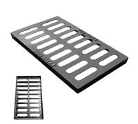 RTVGNSZSJL Cubierta De Drenaje Duradera 50x25cm 50x35cm 50x50cm Rejilla De Drenaje Exterior Rejilla De Alcantarillado Rectangular Negra(29.5x17.7in-75x45cm)