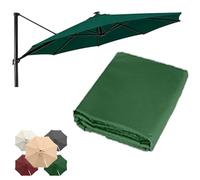 RTVGNSZSJL Cubierta De Repuesto para Sombrilla Redonda 3m Tela De Repuesto para Sombrilla Mercado 8 Varillas Toldo De Repuesto para Sombrilla En Voladizo(Green)