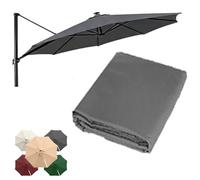 RTVGNSZSJL Cubierta De Repuesto para Sombrilla Redonda 3m Tela De Repuesto para Sombrilla Mercado 8 Varillas Toldo De Repuesto para Sombrilla En Voladizo(Grey)