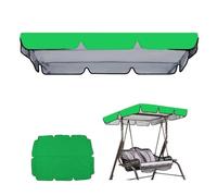 RTVGNSZSJL Cubierta De Toldo para Columpio 164x114cm 190x132cm 249x185cm Techo De Repuesto para Columpio De Jardín, Toldo para Columpio De Hollywood Protección UV(Green,74.8x52in-190x132cm)