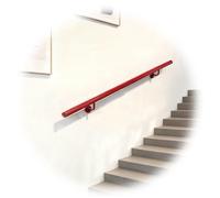 RTVGNSZSJL Pasamanos Para Escaleras Pasamanos Montados En Pared 30-600cm Barandilla Antideslizante De Hierro Forjado Barra De Soporte De Seguridad(350cm/11.5ft-(5x70cm))