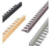 RTVGNSZSJL Perfil De Borde De Escalera Flexible En C, Perfil De Transición para Baldosas De Cerámica 90/100/120/135cm 2/3 Piezas Tiras De Baldosas Aluminio(Silver,0.5 * 100cm/40"(2p))