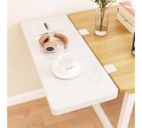 RTVGNSZSJL Plataforma para Teclado, Extensor De Escritorio con Abrazadera C, Extensión Ergonómica De Escritorio Soporte para Reposabrazos De Mesa(White,90x25cm)