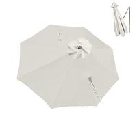 RTVGNSZSJL Redonda Toldo De Repuesto para Sombrilla 3m 8 Varillas Cubierta De Repuesto para Sombrilla En Voladizo，Tela De Repuesto para Parasol De Patio Exterior(Beige)
