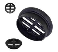 RTVGNSZSJL Rejilla De Drenaje Exteriores Cubierta De Drenaje De Piso 83/110/200mm Cubierta De Drenaje De Piso Hierro Fundido Duradera, Negro(200mm/7.8in)