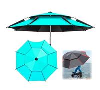 RTVGNSZSJL Sombrilla De Playa para Pesca/Camping Sombrilla De Pesca Portátil, Protección UV/Antiviento 220/260cm Sombrilla Jardin Exterior con Ancla De Arena(Green,220cm/7ft)