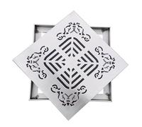 RTVGNSZSJL Tapas De Drenaje Cuadradas Para Exteriore 60/50/40/30/25/20cm Rejilla De Drenaje Duradera De Acero Inoxidable 304 Para Jardín, Patio(Silver 3,30x2cm/11.8x0.8")