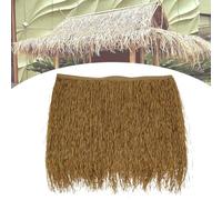 RTVGNSZSJL Techo De Paja Artificial Tejas De Paja De Palma Techo De Paja Para Tiki Hut Mexicano Paja Falsa Ignífugo Para Patio Jardín Sombrilla, Antienvejecimiento(Yellow,6 pcs)