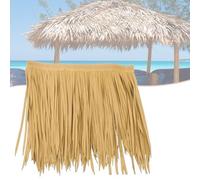 RTVGNSZSJL Techo De Paja Plastico Rollo De Paja Artificial Techo De Barra Tiki Paja Mexicana Para Gazebo Jardín Sombrilla Tiki Bar, Ignifuga(Gold yellow,30 pcs)