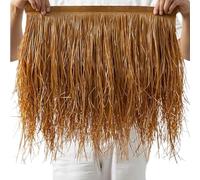 RTVGNSZSJL Techo De Paja Plastico Rollos De Paja De Palma Artificial Decoración De Techo Estilo Mexicano Paja Falsa Antienvejecimiento Ignífugo(Rice yellow,1pcs)