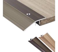 RTVGNSZSJL Tira De Transición Aluminio 120 100 90cm Rampa De Entrada Antideslizante Reductor De Umbral De Alfombra/Baldosas para Suelos Irregulares(Champagne,120x5.5cm (48x2 1/5"))