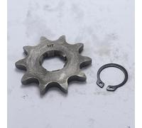 RTVURK Motor delantero 520 20 mm 10T 11T 12T 13T 14T 15T dientes cadena piñón con placa de retención para motocicleta Dirt Bike ATV (color: 520-10T 20mm)