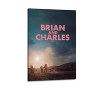 RTWEGRYRHKK Brian And Charles - Póster de lienzo estético para pared, pintura decorativa, lienzo vintage para sala de estar, dormitorio, 30 x 45 cm, estilo marco