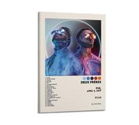 RTWEGRYRHKK PNL Álbum Deux Frères - Póster estético de pared decorativo para pared, lienzo vintage para sala de estar, dormitorio, 20 x 30 cm, estilo marco