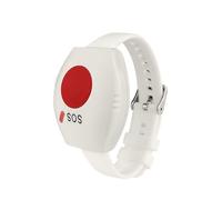 Rtxbvg Reloj de Pulsera con Transmisor de Control Remoto por Radiofrecuencia, Tipo Reloj, Botón de Llamada, Control Remoto Inalámbrico, Botón de Emergencia SOS
