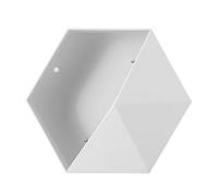 RTYUSWL Macetas Hexagonales para Colgar en la Pared, Macetero de Pared con Forma de Panal, Florero de Pared Interior, Florario, Decoración Geométrica de Pared, Maceteros para Balcón, Hogar,(Blanco)