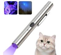 Rtyweth Linterna UV de luz negra para detección de hongos de mascotas, ultravioleta de 365 nm, control de perro Z9l7 y resistente al agua