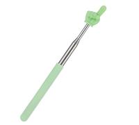 Rtyweth Puntero retráctil para profesores para el aula de lectura de niños, palo de señalar extensible, bolígrafo de punto de lectura plegable con dedo