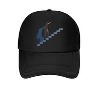 RTZXGIGC Gorra de béisbol de Malla Silueta de Escalera Abstracta, diseño Conceptual