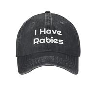 RTZXGIGC Gorra de béisbol Impresa para Mujeres y Hombres, Tengo Rabia, Gorra de Tenis Ajustable para Golf, Gorra de béisbol Snapback