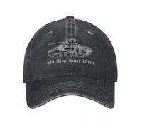 RTZXGIGC M4 Sherman Tank Demin Cap Outdoor Adventures Caps Gorra de béisbol para Hombres