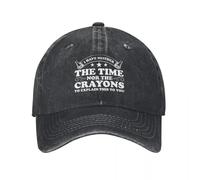 RTZXGIGC Mujeres Hombres No Tengo Ni El Tiempo Ni Los Crayones para Explicar Gorra De Béisbol Ajustable Gorra De Camionero Papá Gorra De Béisbol Snapback