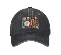RTZXGIGC Soy Meredith Haciendo Cosas de Meredith Gorra de béisbol para Mujer con Aventuras al Aire Libre
