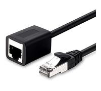 Ruaeoda ethernet Cable Extension Cable 1.8m Negro Cable de transmisión 25 Feet
