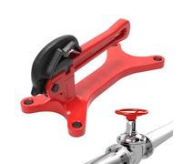 Ruaizel Tornillo de banco de tubo portátil, tornillo de banco de apriete de tuberías, tornillo de banco de aluminio portátil para mantenimiento de válvulas, lugares de trabajo de gran altitud