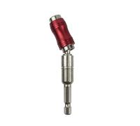 RUAJOGYNVM 1/4 Inch Hex Magnetic Ring Screwdriver Bits Drill Hand Tools Drill Bit Extension Rod Quick Change Holder Drive Guide Screw Drill Tip(Red) RUAJOGYNVM