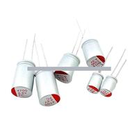 RUAJOGYNVM 10PCS Dip Solid Electrolytic Capacitor Low 16V820UF 8X12MM