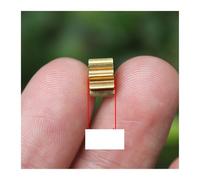 RUAJOGYNVM 2pcs 0.7M Modulus Outer Diameter 8mm 9T Teeth Metal Copper Gear 1.98mm HoleFor Spindle 2mm Shaft