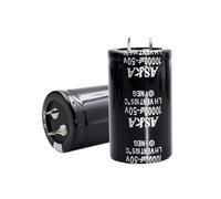 RUAJOGYNVM 2Pcs 50V 10000UF Snap in Aluminum Electrolytic Capacitor 30x50mm(1.2 * 2inches) for Power Amplifier and Filter, Through Hole Capacitor compatiable to Car (50V 100000UF)
