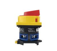 RUAJOGYNVM 32A DIN Rail Mounted Changeover Rotary CAM Switch LW26GS-32/1 Rotate Power Cut-Off Knob Isolation Master 2 Positions One Pole