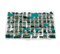 RUAJOGYNVM 810Pcs 36kind Aluminum Electrolytic Capacitor Set 10V-63V 1uF-1500uF Assorted Kit Storage Box High Frequency Low with Box