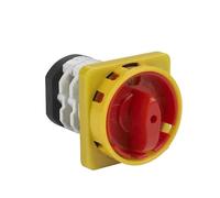 RUAJOGYNVM Changeover Rotary CAM Switch Two Position 0-1 Padlock 25A 2 Knots Control Electronic Starter Selector YMZ12-25/2GS
