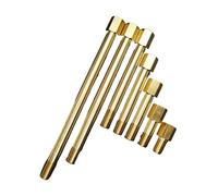 RUAJOGYNVM - Conector de tubo de latón para sistema de refrigeración RUAJOGYNVM (3l8BSP -125 mm)