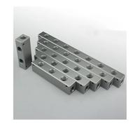 RUAJOGYNVM - Divisor de bloque de aire neumático de aluminio sólido (20 x 25 mm de ancho x alto, hembra de 2 3 4 5 6 7 8 10 puertos, 4-12 puertos)