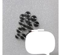 RUAJOGYNVM Gear 0.3-M Modulus 18T Teeth Steel Metal Gear Transimission For 1.5mm/2mm Electronic Starter Shaft Hole