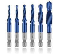 RUAJOGYNVM Hex Shank HSS Screw Thread Metric Tap Drill Bits Screw Machine Compound Tap M3 M4 M5 M6 M8 M10 Hand Tools 1Pcs(M10X1.5-01) RUAJOGYNVM