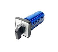 RUAJOGYNVM LW26-20 YMW26 Series Silver 1-8 Poles 20A 690V Control Power Rotary Selector Changeover CAM Switch LW28-20(8P-32 Terminals)