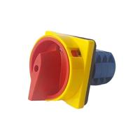 RUAJOGYNVM LW26GS Electrical Changeover Selector 3 Poles 20A 2 Position with Padlock Panel Isolator Rotary CAM Switch YMW26-20/3GS