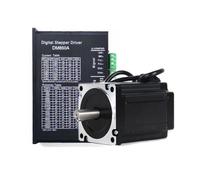RUAJOGYNVM Nema34 86HS 2 Phase Hybrid Stepper Electronic Starter and DM860A 24-80VAC 7.2A(86HS118-6004) 2 Phase Digital Stepper Electronic Starter Driver