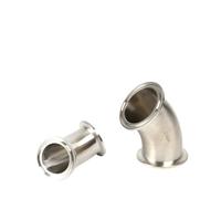 RUAJOGYNVM SS304/SS316L Stainless Steel 3A Quick fit 45 Degree Elbow, Endoscope Outer Asia, 3A Certification, clamp Connection 3/4 "-4"(1inch 159g,SS316L)