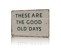 RUAJOGYNVM These Are The Days Metal Sign Vintage Nostalgic Wall-Art Aluminum Tin Poster Inspirational Quote For Living Room Home Bar Decor 8 X 12 inch
