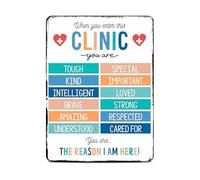 RUAJOGYNVM Welcome Metal Sign Vintage You Are Welcome Here Inspirational Tin Poster Wall Decor for Office Waiting Area 8 X 12 inch